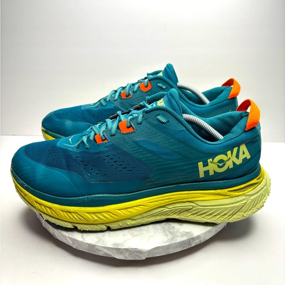 Hoka One One Other - Hoka One One Stinson ATR 6 Mens 12.5 Running Shoes Blue Coral Comfort Sneakers